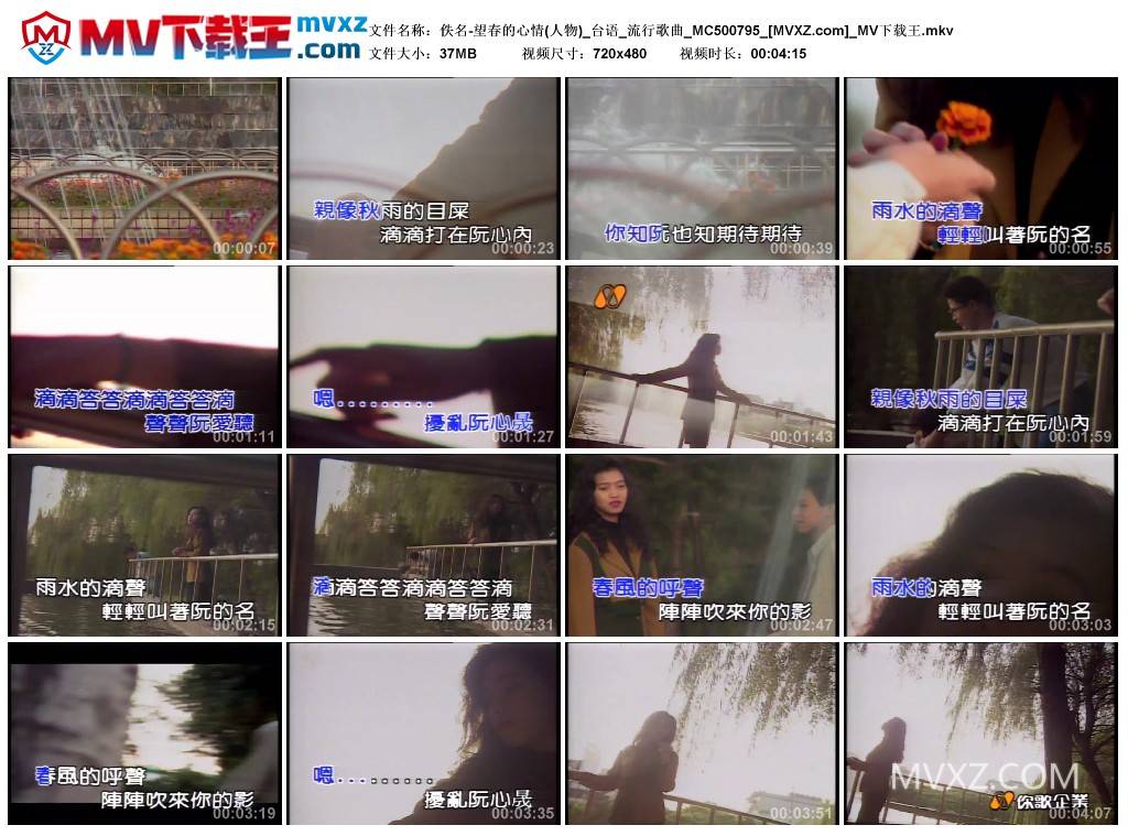 佚名-望春的心情(人物)_台语_流行歌曲_MC500795